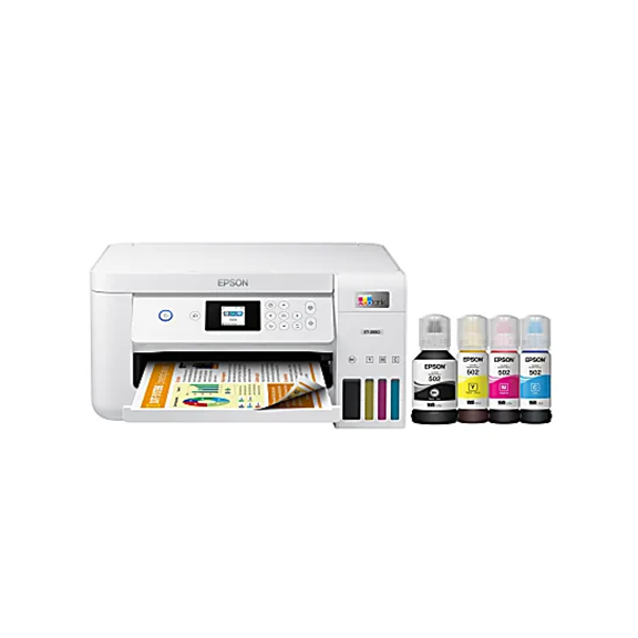 123printer Desk Certified Refurbished EpsonÂ® EcoTankÂ® ET-4850 All-in-One Supertank Color Printer